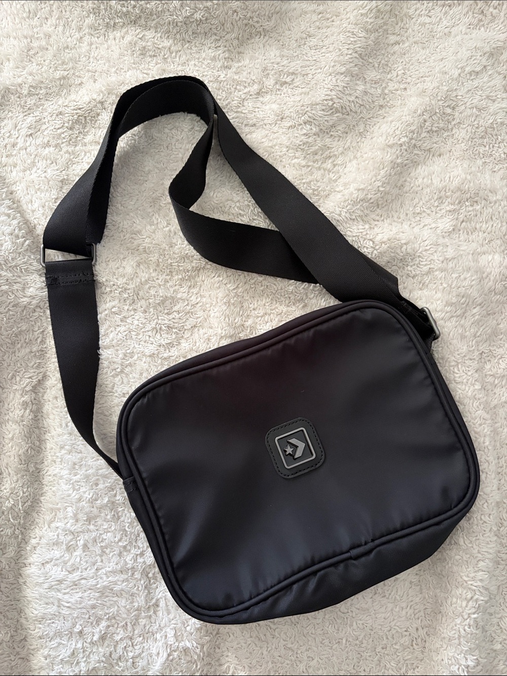 Converse Black Crossbody Messenger Bag